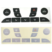 For 1999-2005 Ford Focus Air Conditioning Button Switch Repair Sticker(Black)