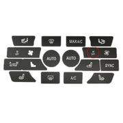 For BMW 5 Series/7 Series/X5/C6/F10/F01/F15 Air Conditioning Button Repair Sticker, Style: C 16pcs With OFF