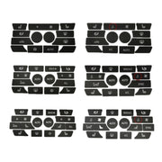For BMW 5 Series/7 Series/X5/C6/F10/F01/F15 Air Conditioning Button Repair Sticker, Style: C 16pcs With OFF
