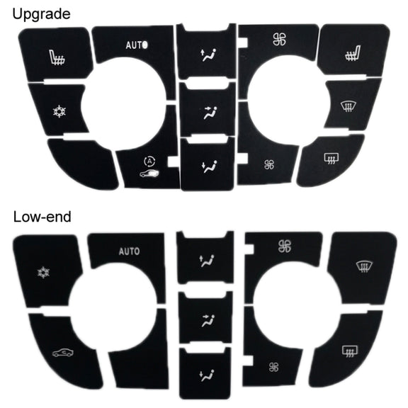 For Buick Excelle GT/XT Air Conditioning Central Control Button Repair Sticker(Low-end)