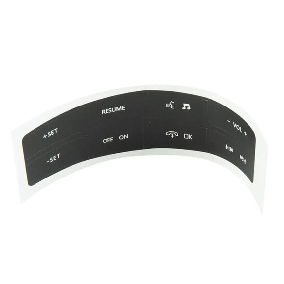 For Ford Mustang 2011-2012 Steering Wheel Control Button Repair Sticker
