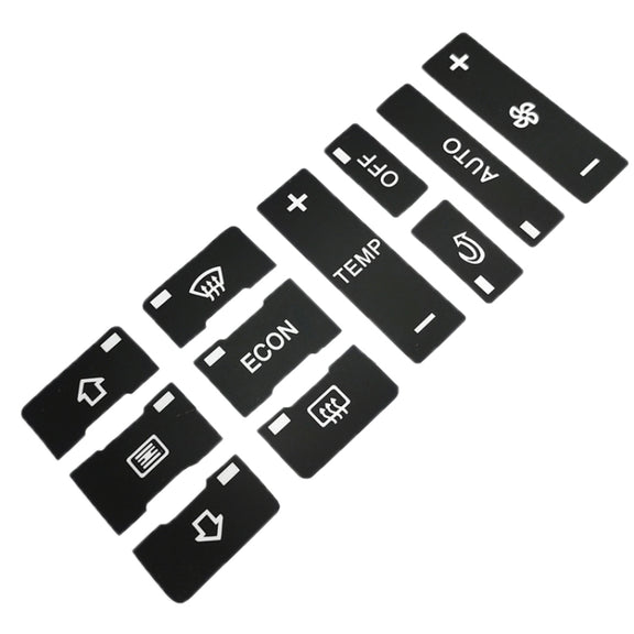 2pcs For Audi A2/A3/A8L Car Air Conditioning Control Switch Repair Sticker