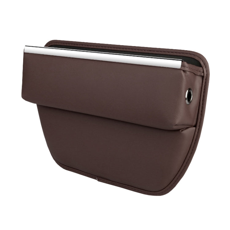Automotive Seat Clamp Seam Organizer Car Decoration Storage Bag(Brown)