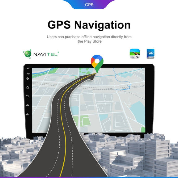 10.1 inch 6+128G Android Universal HD Large Screen Car Bluetooth Player Android GPS Navigation Integrated Machine(Standard)