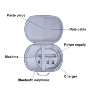 For Apple Vision Pro VR Anti-Fall And Shock-Absorbing EVA Hard Shell Storage Bag(Purple)