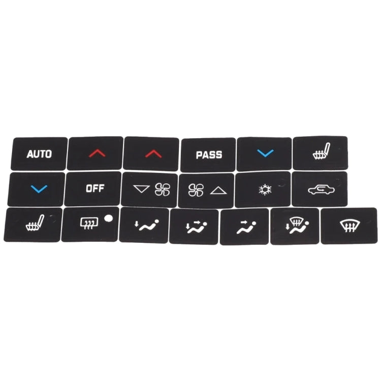 For Buick 2005-2009 Car Air Conditioning Button Repair Sticker
