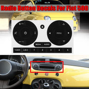 For Fiat 500 Multimedia Button Repair Sticker
