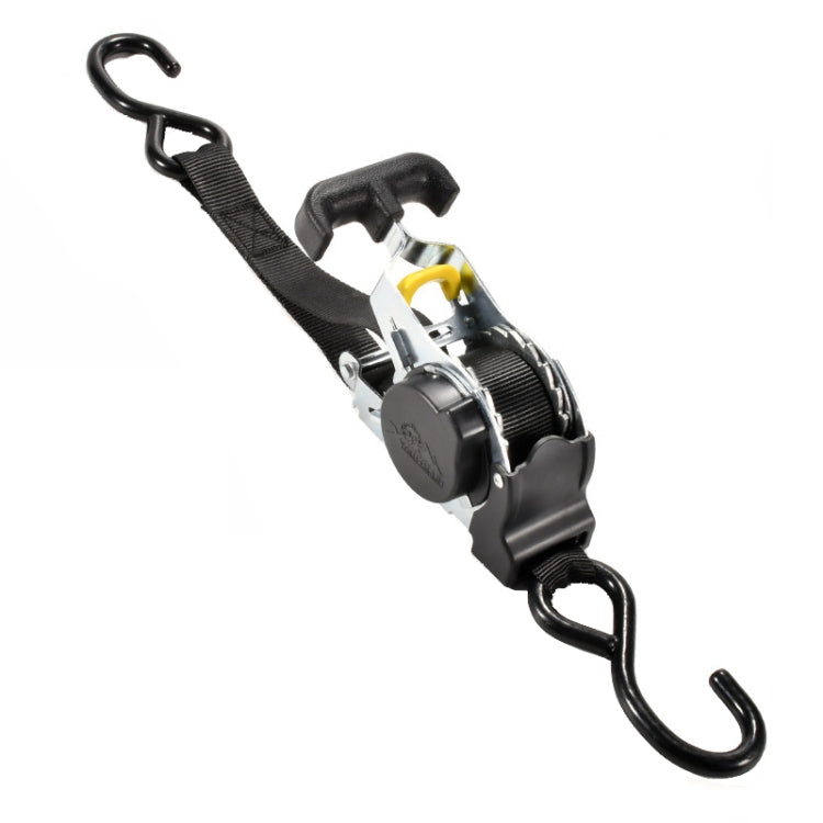 Auto Retract Tensioner Automobile And Motorcycle Cargo Fixing Straps(White)