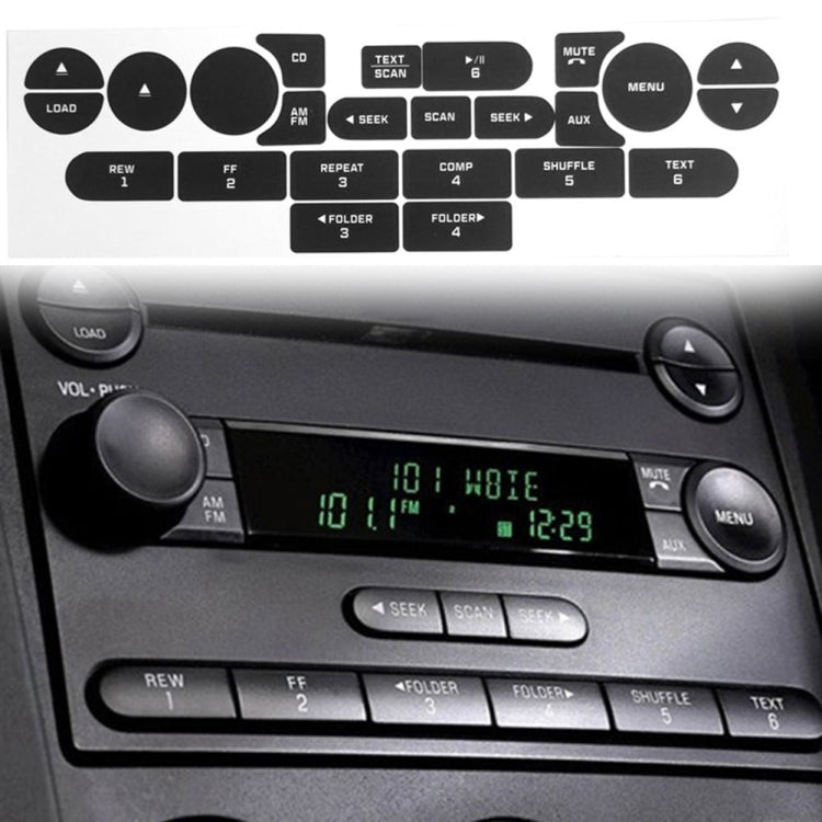 For Ford Mustang 2005-2009 Air Conditioning Button Repair Sticker