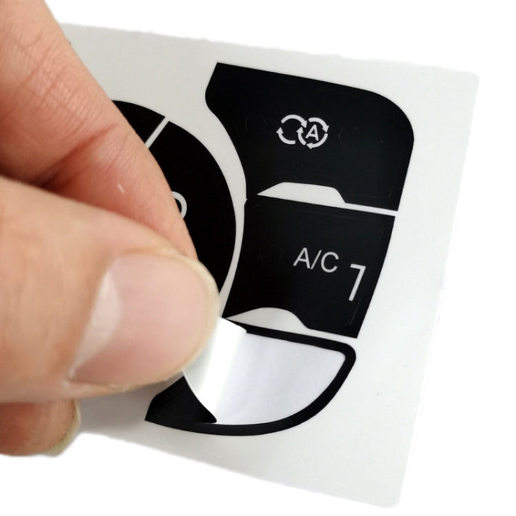 For Citroen C4L 2014-2018 Air Conditioning Door Lock Button Repair Sticker(Automatic AC)