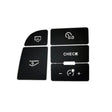 For Audi A6/A6L 2005-2011 Central Control Button Repair Sticker(For Right Driving) - Decorative Sticker by PMC TechLife | Online Shopping South Africa | PMC TechLife | Buy Now Pay Later Mobicred