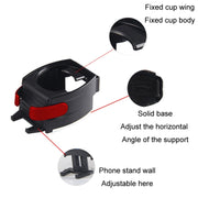 Car Air Conditioner Air Outlet Mobile Phone Water Cup Holder(Red)