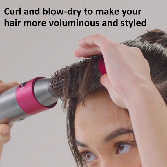 For Dyson Airwrap Curling Iron Accessories 20mm  Cylinder Comb Rose Red