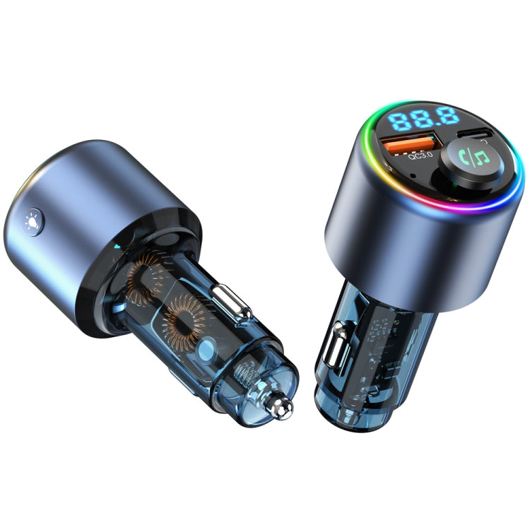 48W Car Bluetooth MP3 Player with Fast Charging(Black)