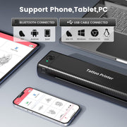 Phomemo TP81 A4 Wireless Thermal Printer Tattoo Template Printer(Black)