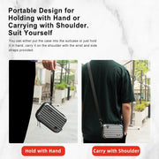 For Insta360 X5 / X4 aMagisn Storage Bag Hard Shell Protective Case(Gray)