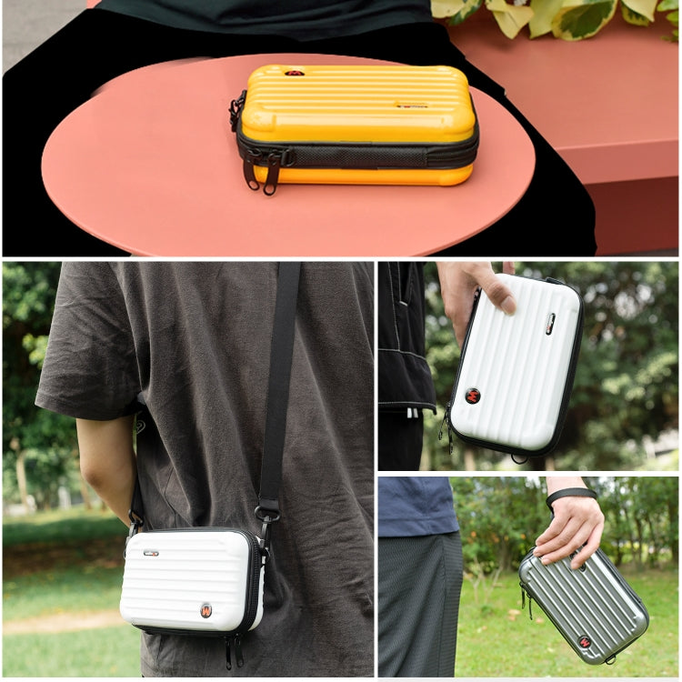 For Insta360 X5 / X4 aMagisn Storage Bag Hard Shell Protective Case(Gray)