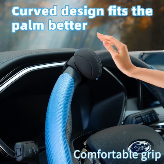 Automobile Multifunctional Bearing Steering Wheel Power Ball(Oval Black)