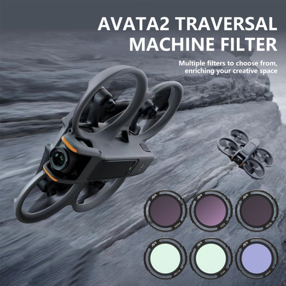 JSR-2050-18 ND8+ND16+ND32+ND64 For DJI Avata 2 Traverser Filter Accessories Camera Scrim Polarizing Lens