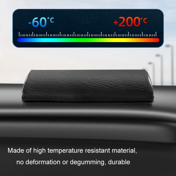 Car Front Windshield Temporary Parking Number Plate Interior Decoration(Grey)