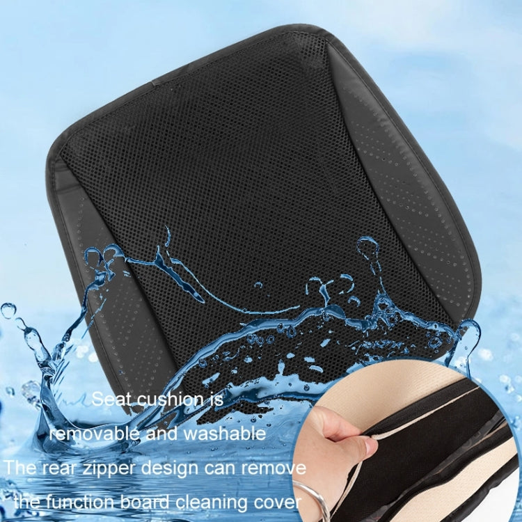 Car USB Summer Cool Ventilated Breathable Seat Cushion(Navy 8 Sets Fan)