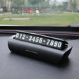 Hidden Luminous Temporary Parking Sign With Car Number, Color: Pure Black - Parking Card by PMC TechLife | Online Shopping South Africa | PMC TechLife | Buy Now Pay Later Mobicred