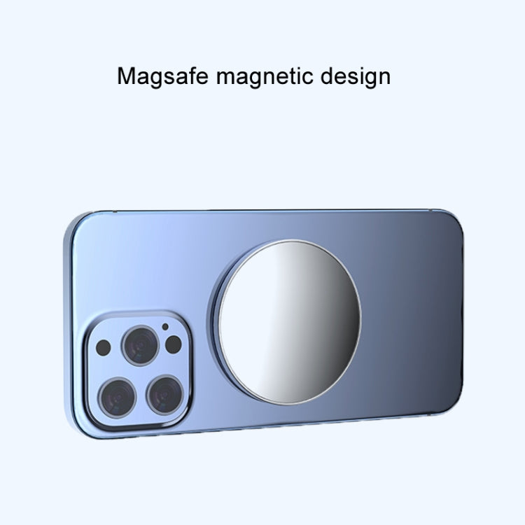 Mobile Phone Rear Camera Magnetic Selfie Mirror HD Reflective Phone Reference Mirror(Silver)