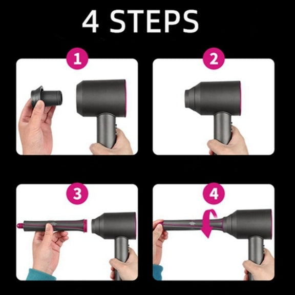1pair Long Barrels For Dyson Hair Dryer Curling Iron Accessories