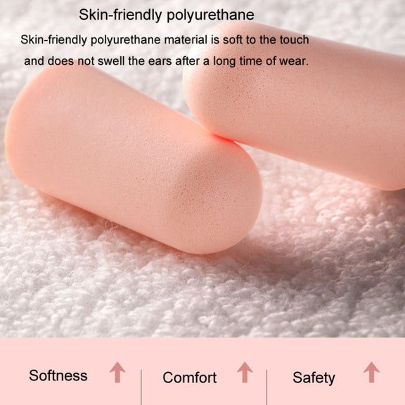 10pcs /Box Memory Foam Earplugs Student Dormitory Sleeping Noise Reduction Soundproof Earplugs(Mixed Colors)