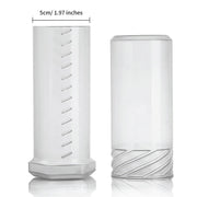 Transparent Plastic Travel Beard Brush Storage Tube