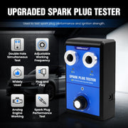 OBDResource High-Pressure Adjustable Dual-Hole Spark Plug Ignition Detector(EU Plug)
