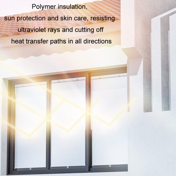 40x60cm Car Summer No-punch Retractable Titanium Silver Sunshade Curtain