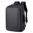 Expandable Business Waterproof Laptop Backpack With USB Port(Black) - Backpack by PMC TechLife | Online Shopping South Africa | PMC TechLife | Buy Now Pay Later Mobicred