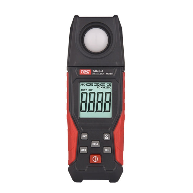 TASI TA630A Integrated Digital Light Meter Illuminance Lux Meter Backlight LCD Display 0.1-200000LUX/0.01-20000FC Light Sensor Tester