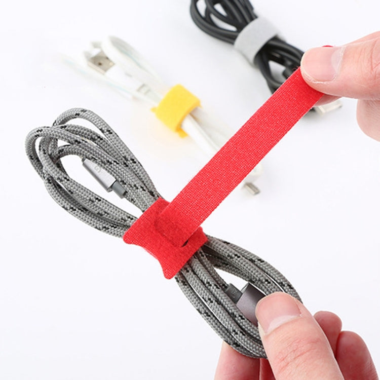 20pcs Nylon Fixed Packing Tying Strap Data Cable Storage Bundle, Model: 10 x 100mm Green