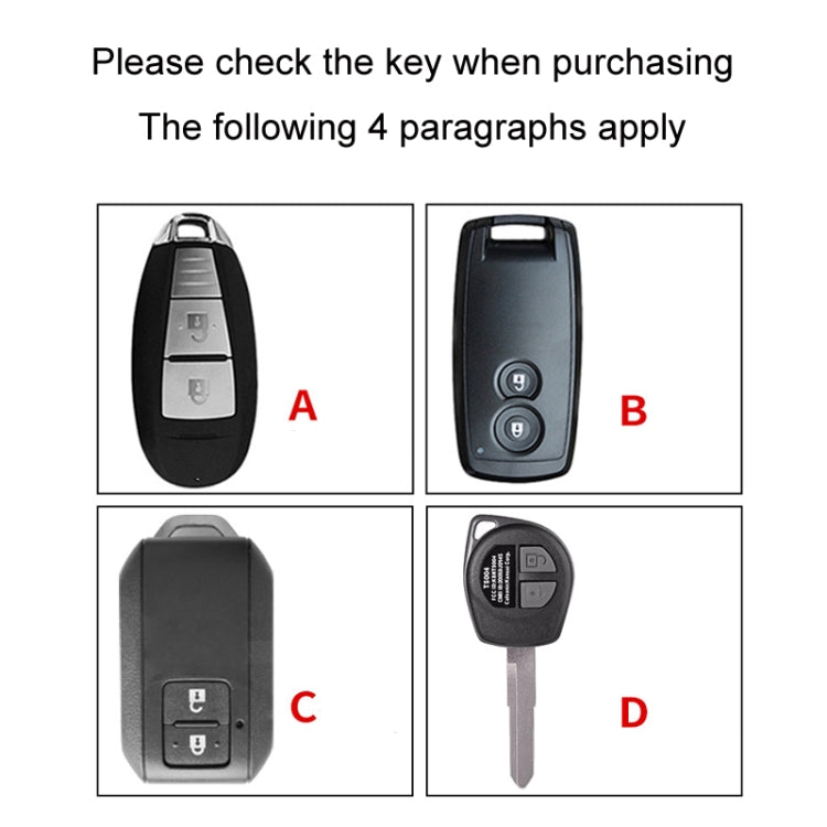 For Suzuki C Car Key Cover Multifunctional Keychain Anti-lost Number Plate