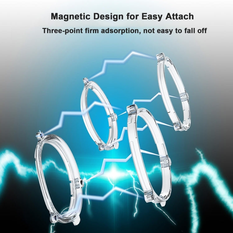 For Meta Quest 3 VR Magnetic Eyeglasses Frame, Spec: Anti Blue Light Lens+Frame Transparent