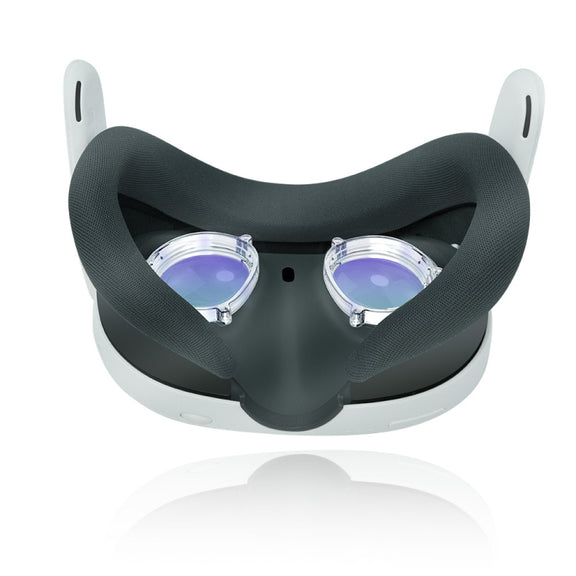 For Meta Quest 3 VR Magnetic Eyeglasses Frame, Spec: Anti Blue Light Lens+Frame Transparent