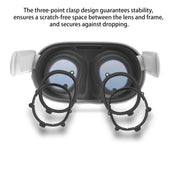 For Meta Quest 3 VR Magnetic Eyeglasses Frame, Spec: L&R Frame Black