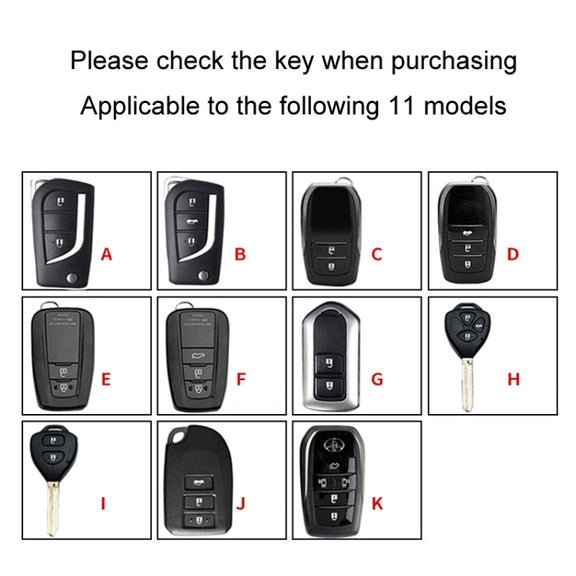For Toyota Car Key Cover Multifunctional Keychain Anti-lost Number Plate, Style: B