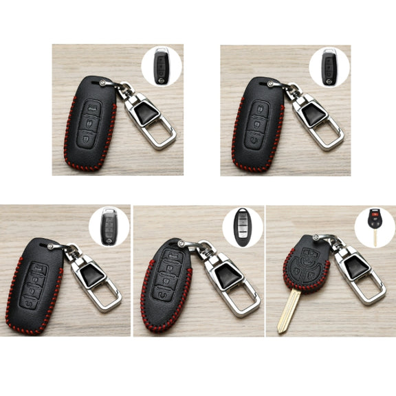 For Nissan Car Key Cover Keychain Anti-lost Number Plate, Style: I4
