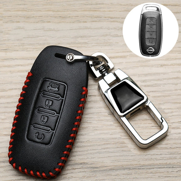 For Nissan Car Key Cover Keychain Anti-lost Number Plate, Style: I4