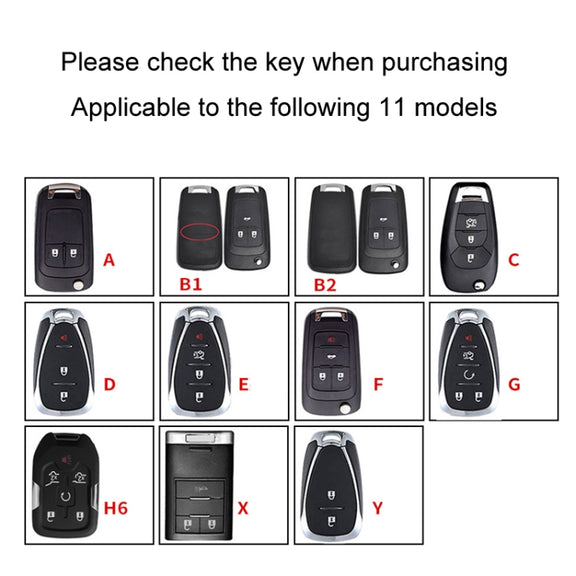 For Chevrolet Car Key Cover Multifunctional Keychain Anti-lost Number Plate, Style: G