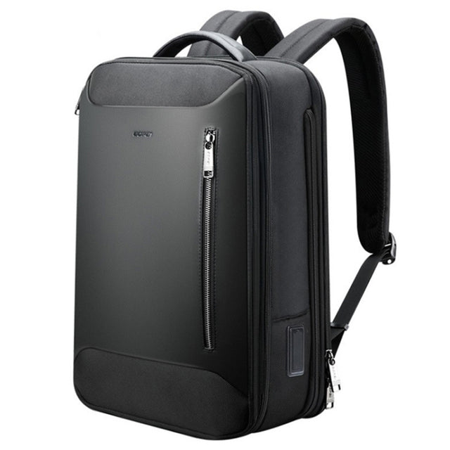 Bopai 61-19011 Large Capacity Water-resistant Travel Laptop Backpack With USB+Type-C Port(Black)