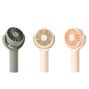 Mini Handheld Small Fan Rechargeable Mute Desktop Portable Fan(Pink)