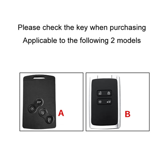 For Renault Car Key Cover Multifunctional Keychain Anti-lost Number Plate(B)