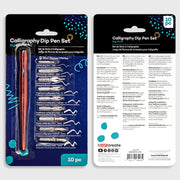 9 Calligraphy Nibs+ Dip Pen Set For Cartoon Sketching Art Drawing