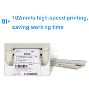 Xprinter XP-450B USB Port Supermarket Cashier Barcode Thermal Printer(US Plug)