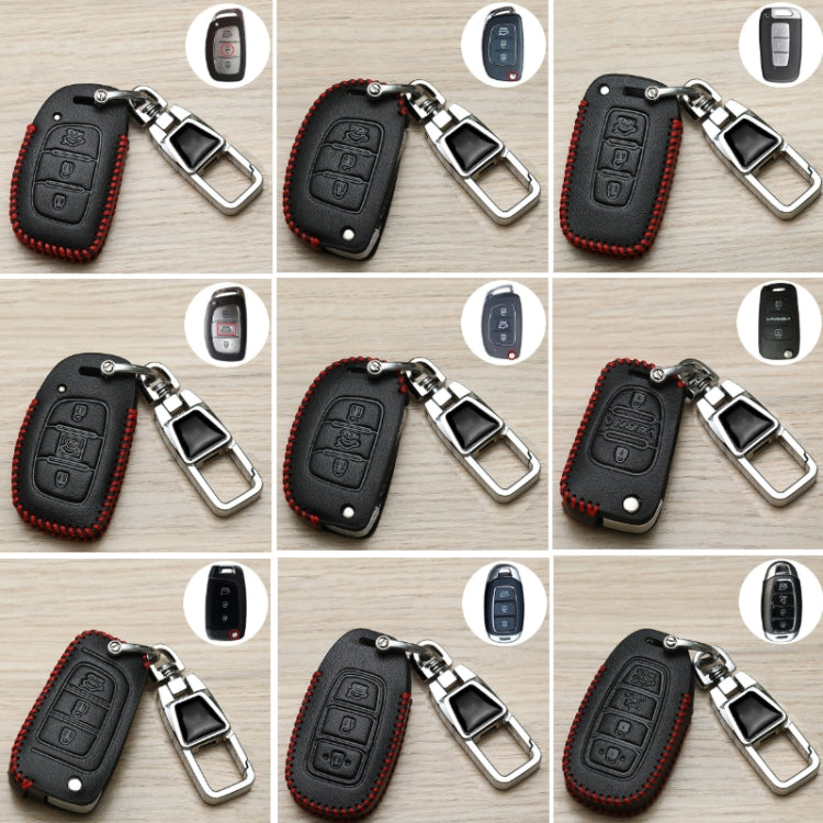 For Hyundai Car Key Cover Multifunctional Keychains Anti-lost Number Plates, Style: A