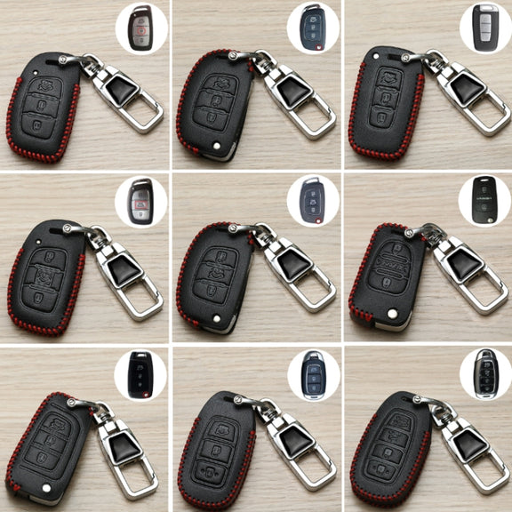 For Hyundai Car Key Cover Multifunctional Keychains Anti-lost Number Plates, Style: B